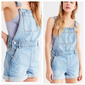 BDG Linda Denim Shortalls Overalls Sz 27